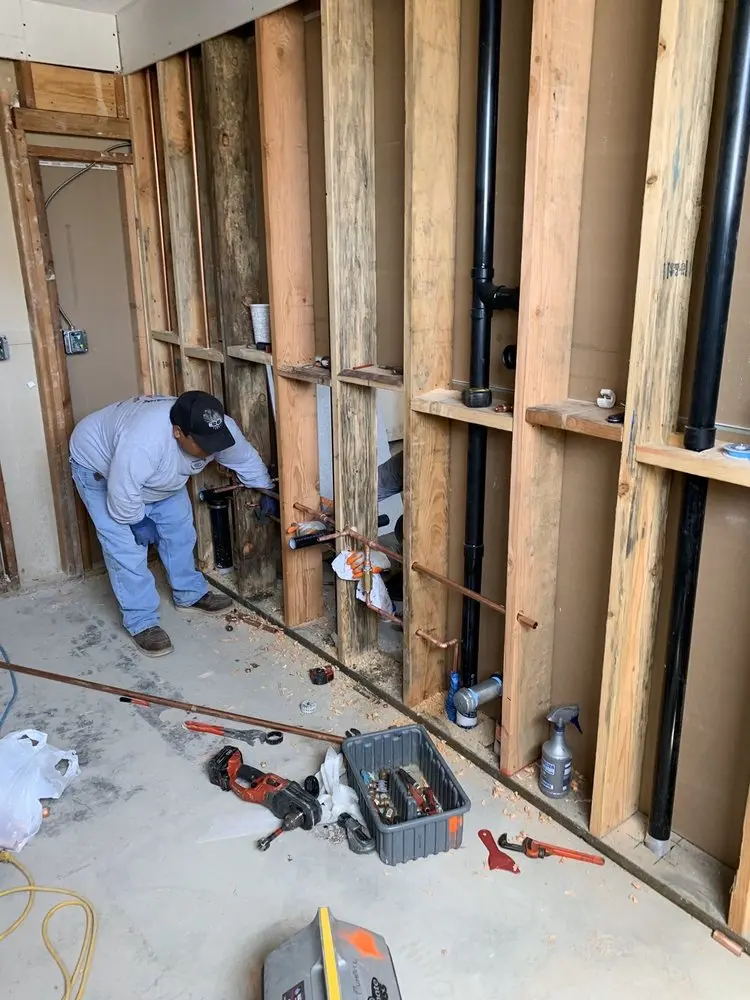 Commercial rough-in plumbing for Gas Line Repair in Valparaiso